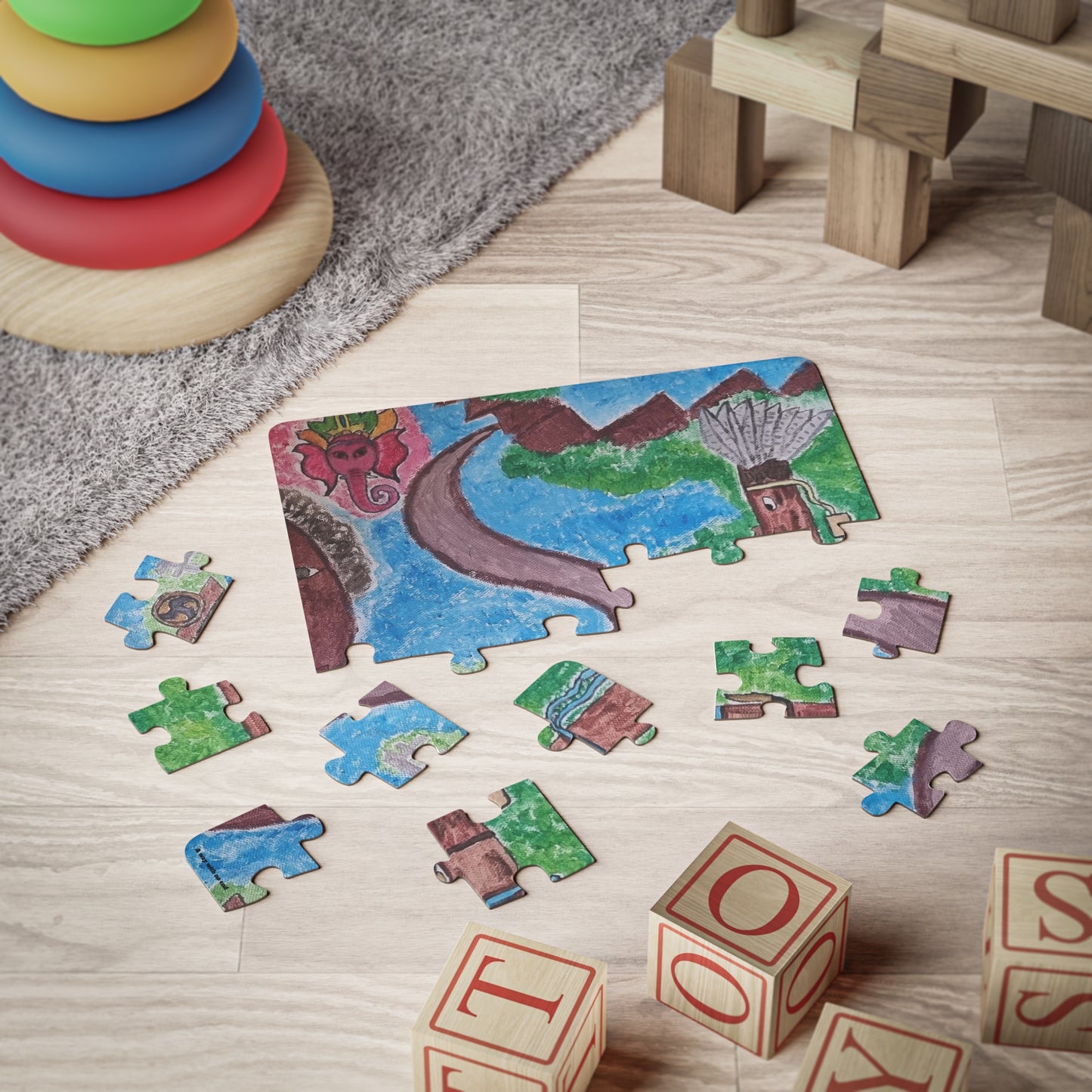 🧩 Puzzle 30 pièces – "And the Adventure Begins…"