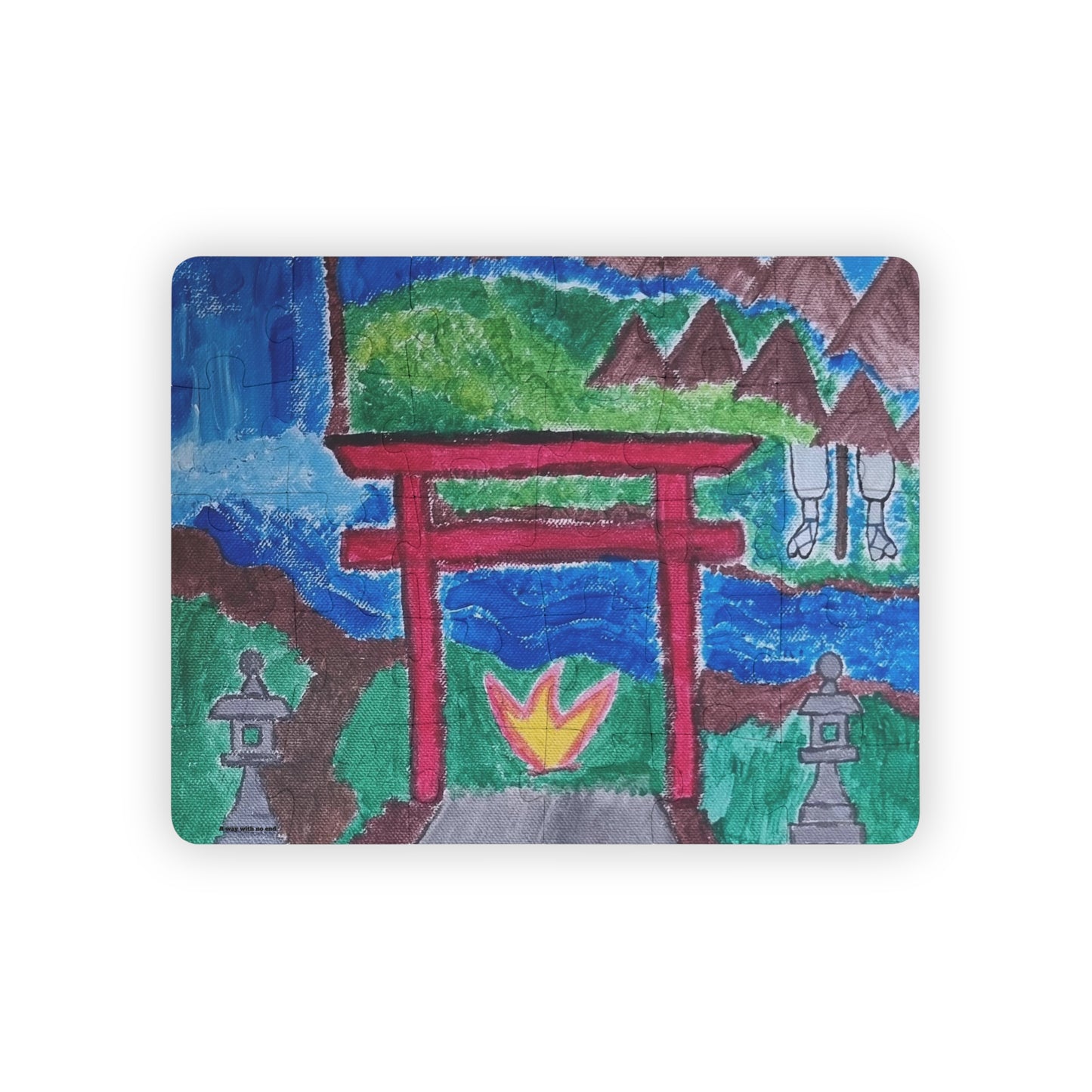 🧩 Puzzle 30 pièces – "On the Way to Mount Yudono"