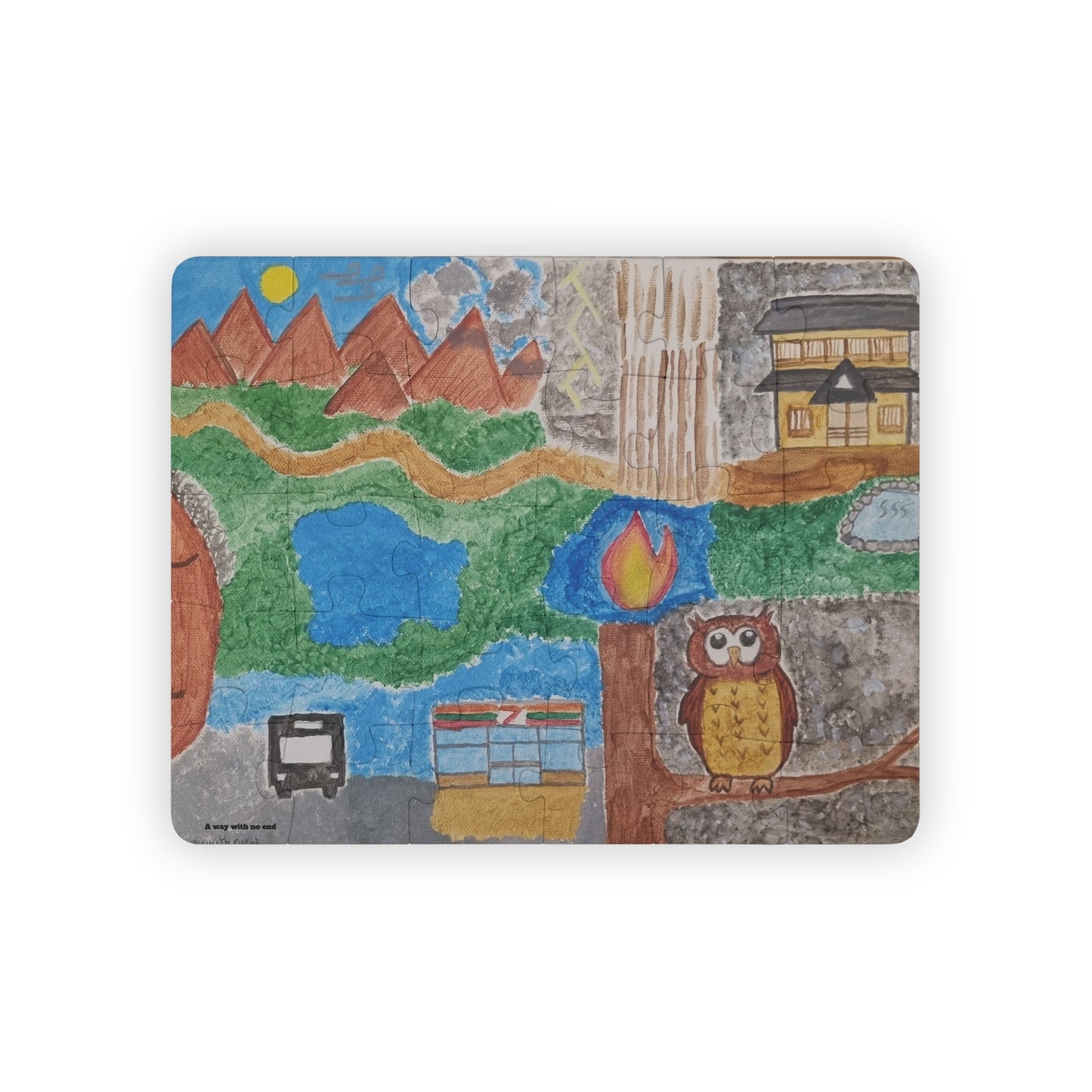 🧩 Puzzle 30 pièces – "J'ai besoin de nature!"
