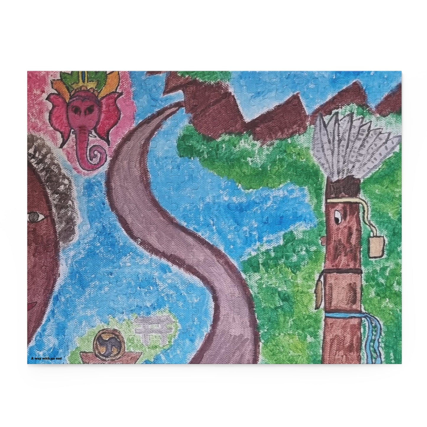 🧩 Puzzle 252 pièces – "And the Adventure Begins…"