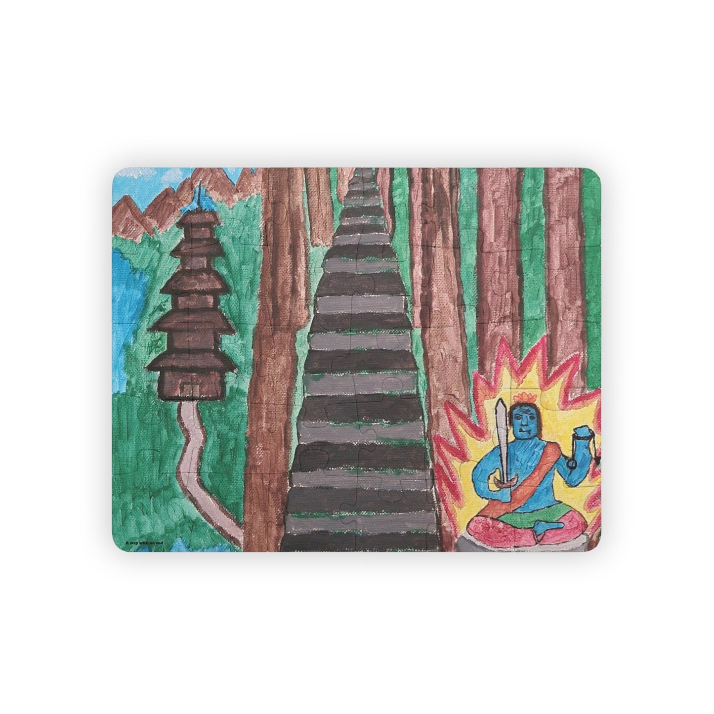 🧩 Puzzle 30 pièces – "On the Way to Mount Haguro"