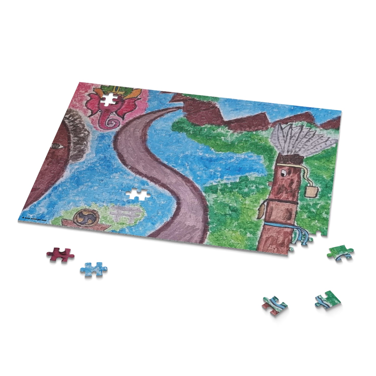 🧩 Puzzle 252 pièces – "And the Adventure Begins…"