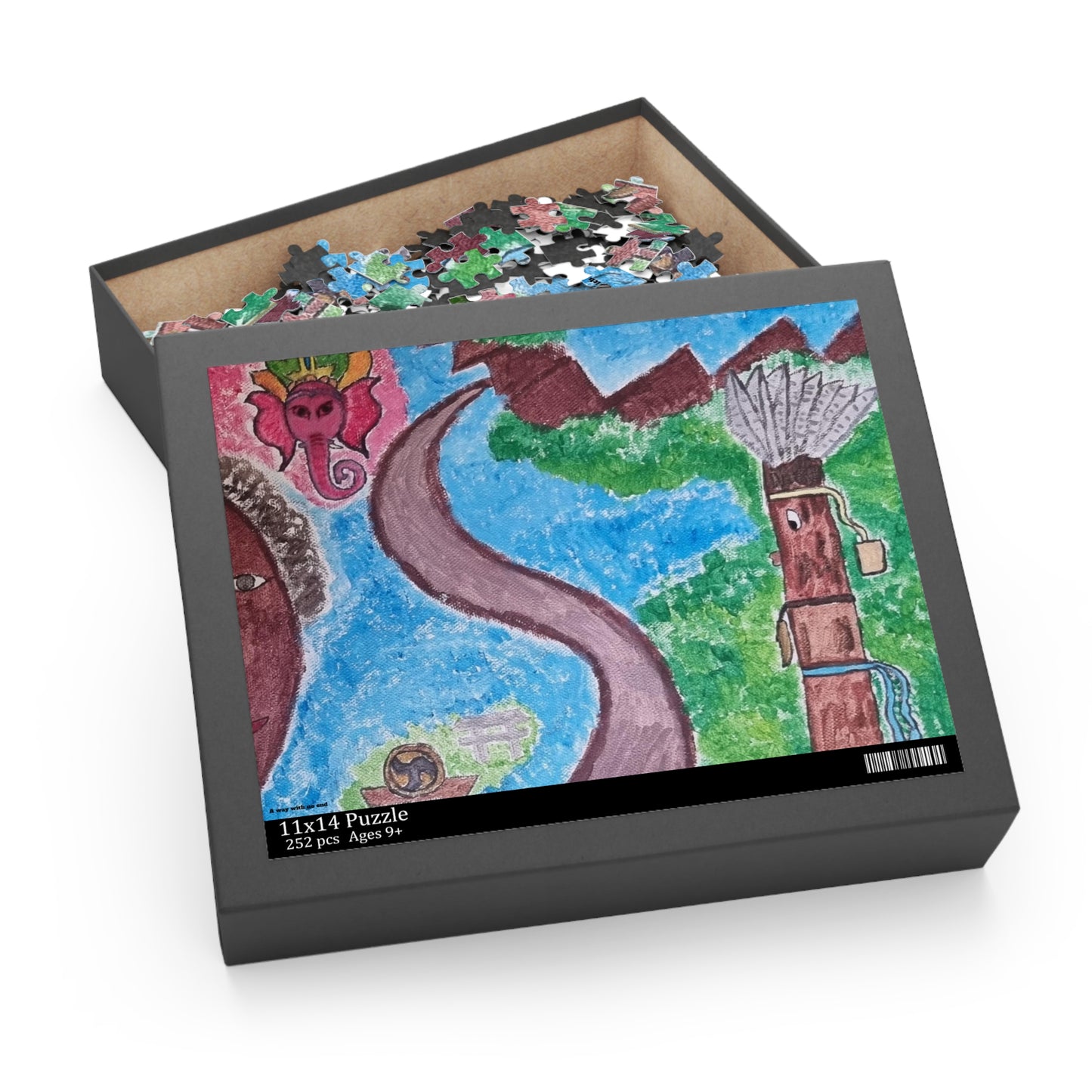 🧩 Puzzle 252 pièces – "And the Adventure Begins…"