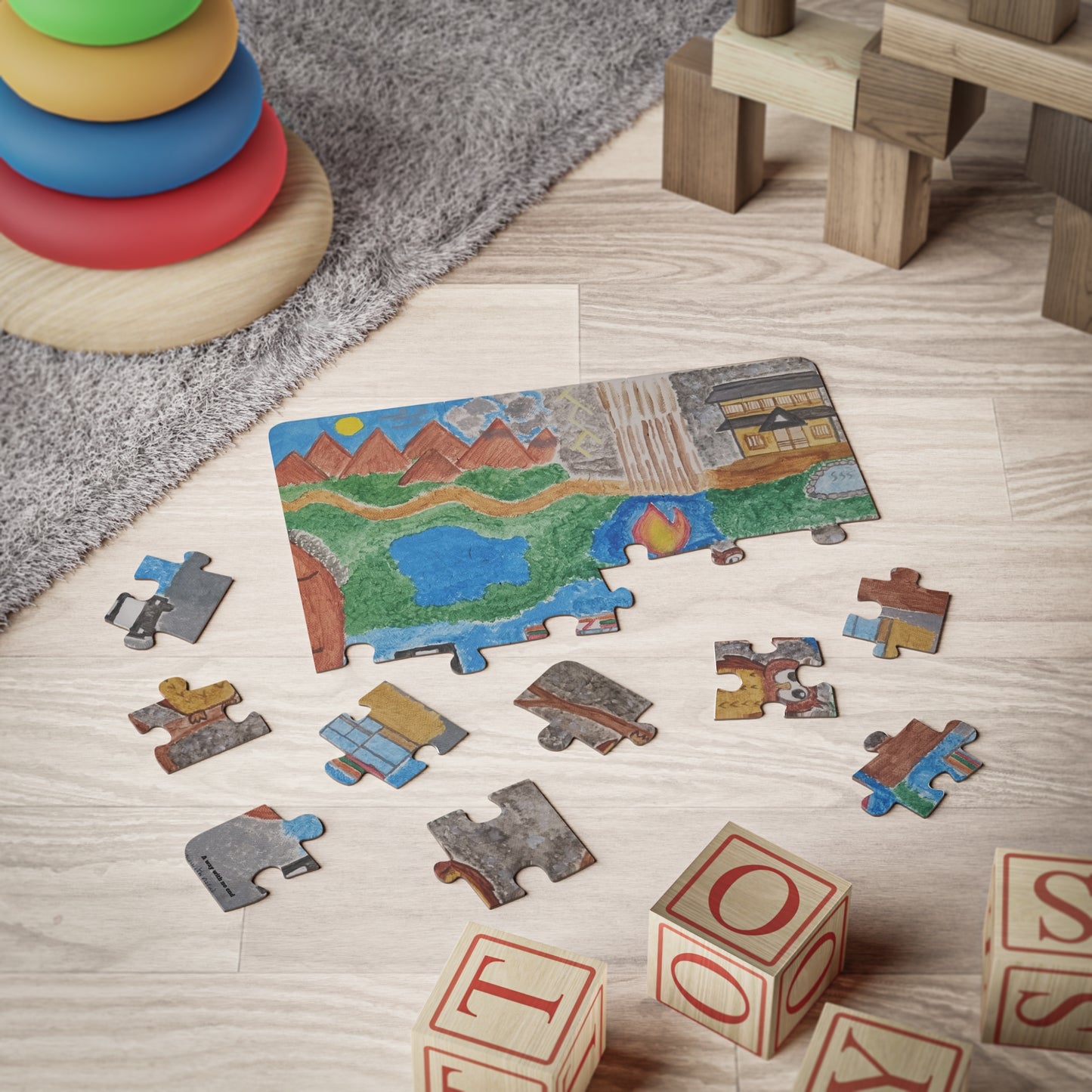 🧩 Puzzle 30 pièces – "J'ai besoin de nature!"