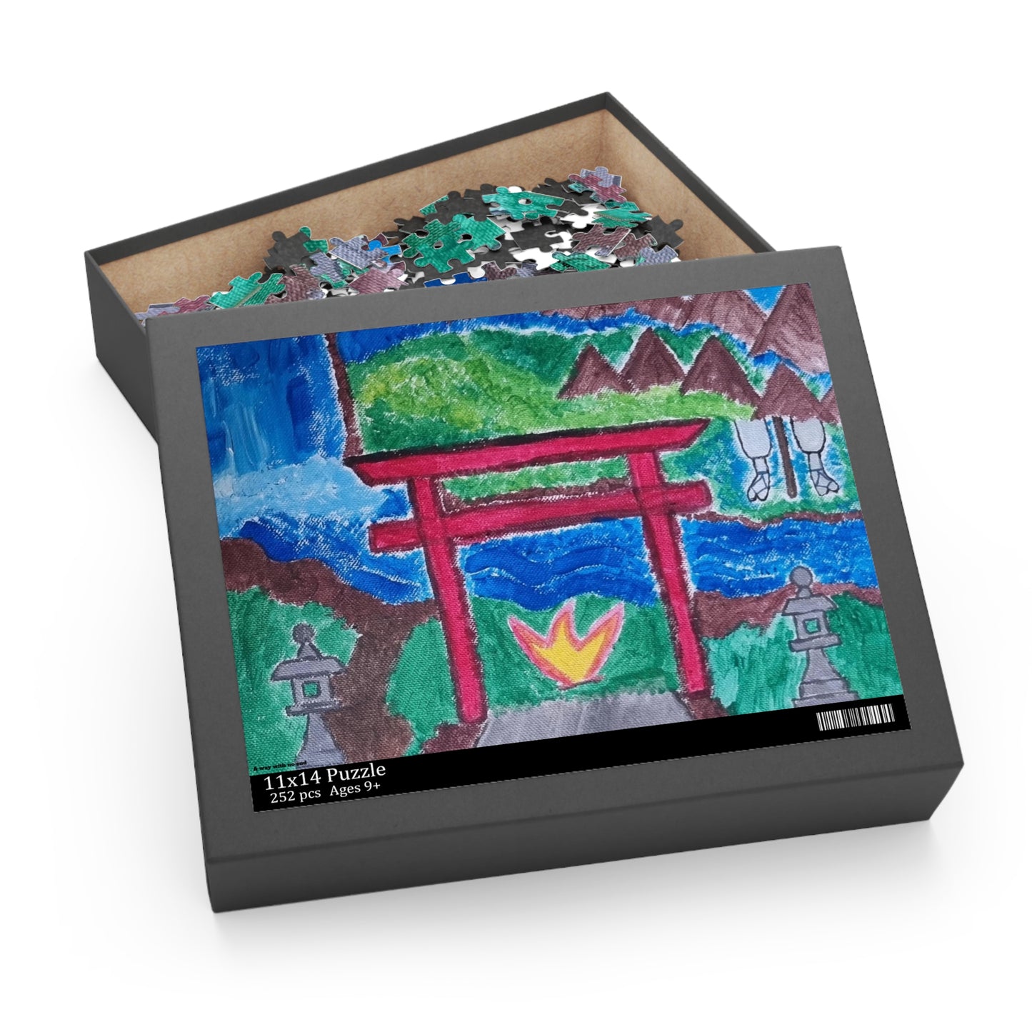 🧩 Puzzle 252 pièces – "On the Way to Mount Yudono"