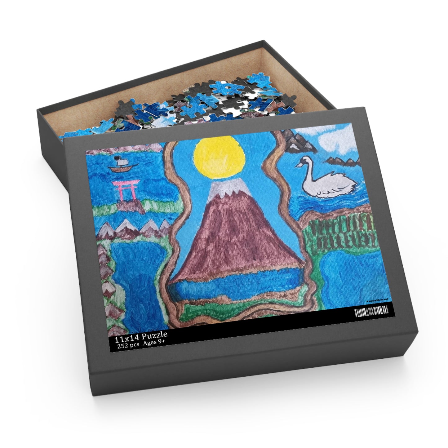 🧩 Puzzle 30 pièces – "On the Way to Mount Fuji"