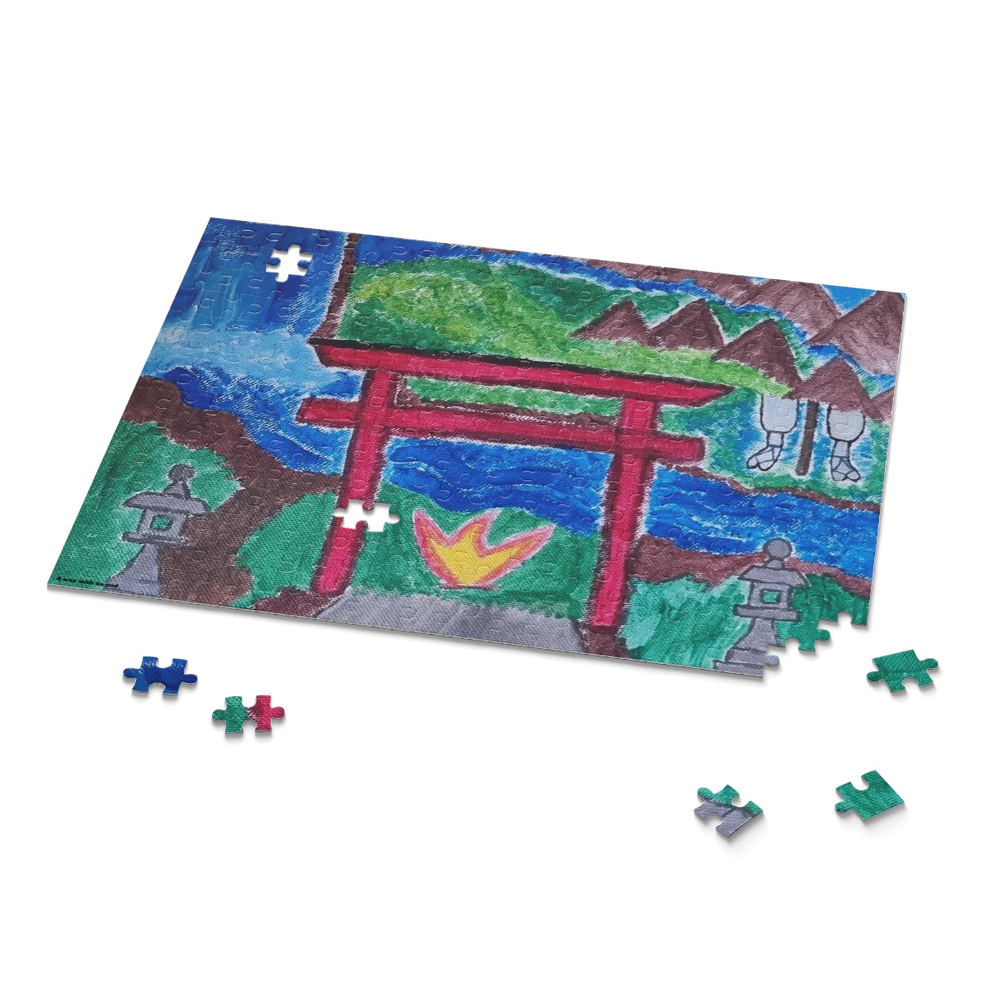 🧩 Puzzle 252 pièces – "On the Way to Mount Yudono"