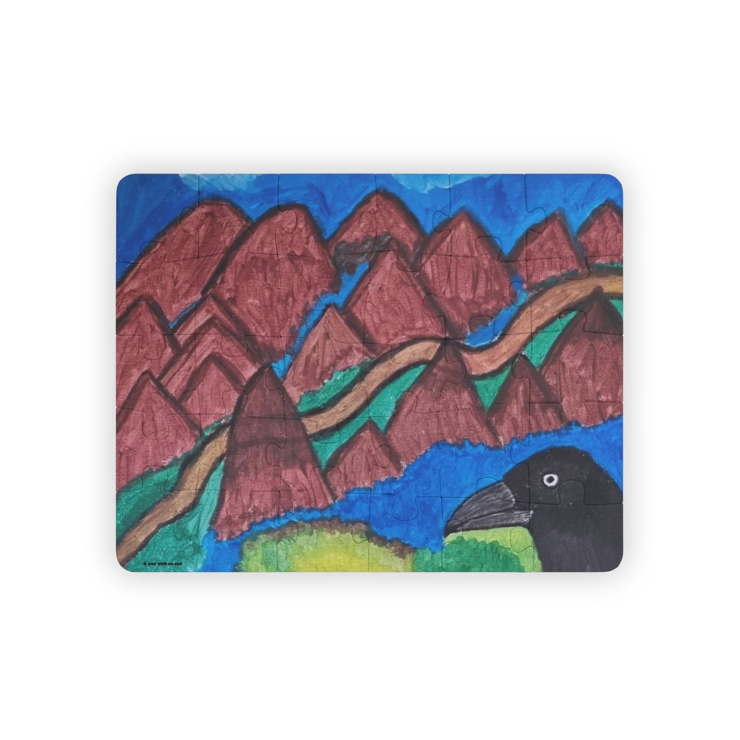 Puzzle 30-piece : On the way to kumano kodo with yatagarasu