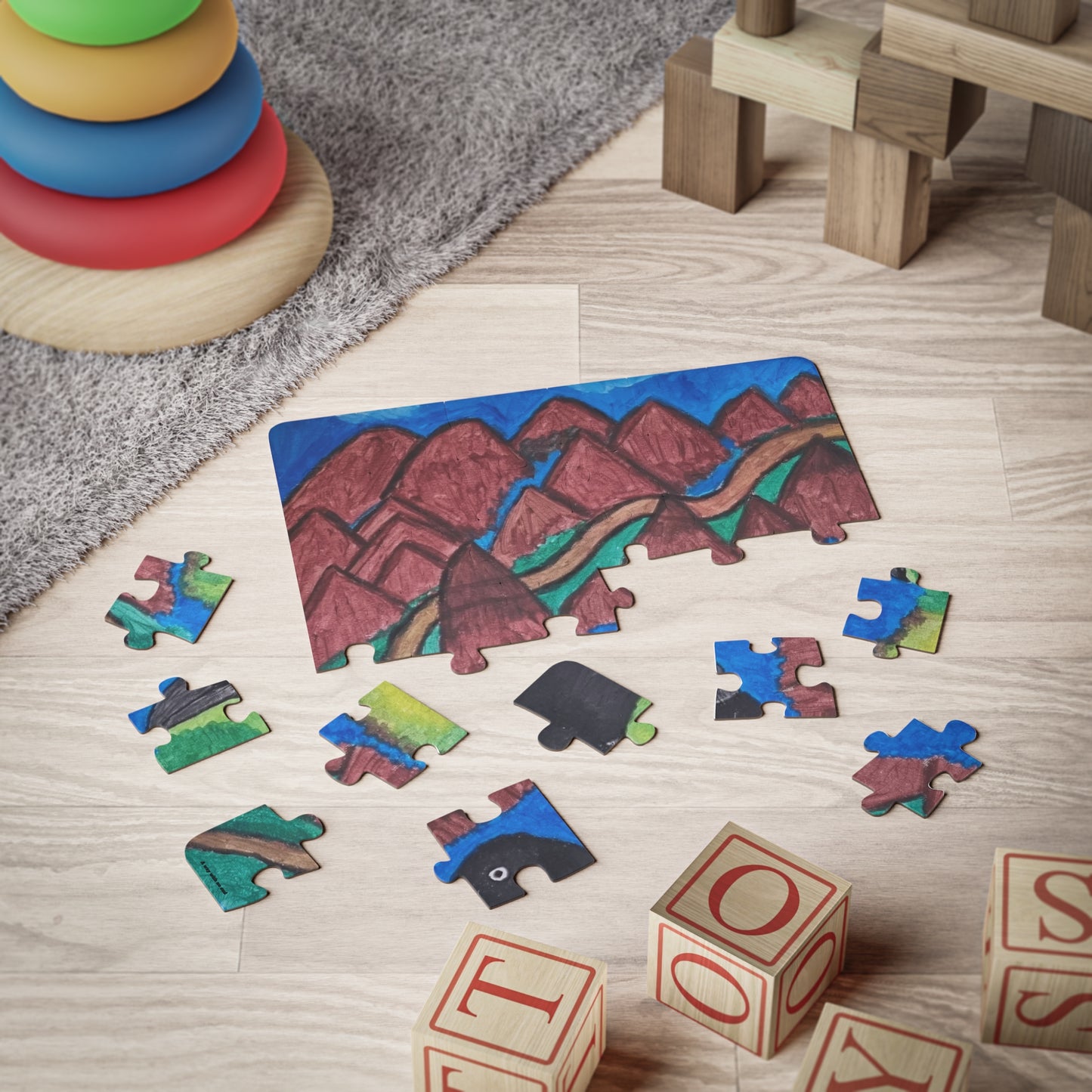 Puzzle 30-piece : On the way to kumano kodo with yatagarasu